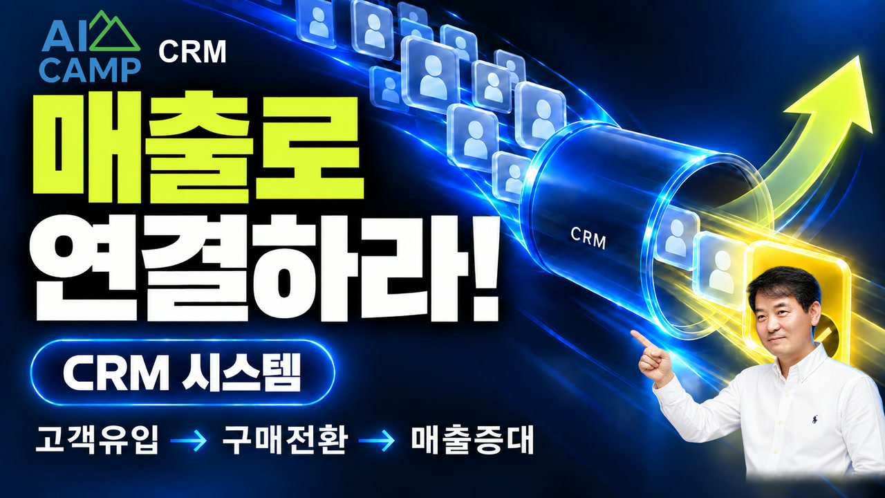 본편 썸네일: 클로드코드 와 CODEX로 구축한 CRM | 고객유입·구매전환·매출관리 운영 시연